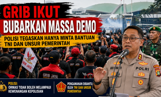 GRIB Ikut Bubarkan Massa Demo, Polisi Cuma Minta Bantuan TNI