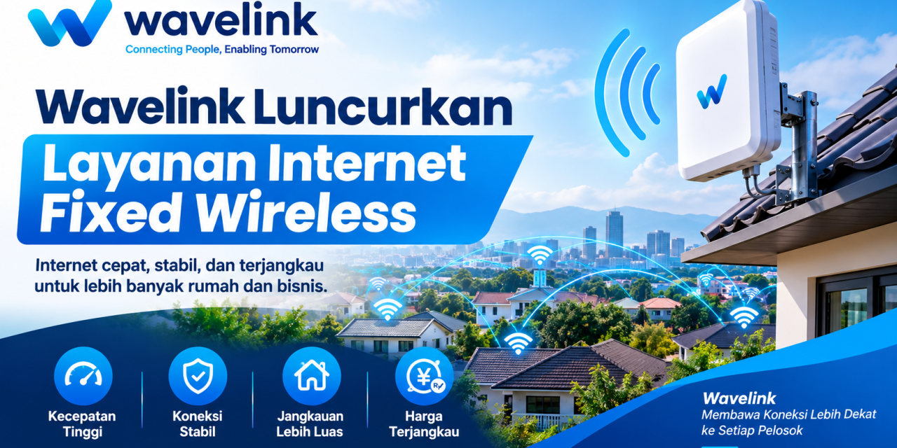 Wavelink Luncurkan Layanan Internet Fixed Wireless
