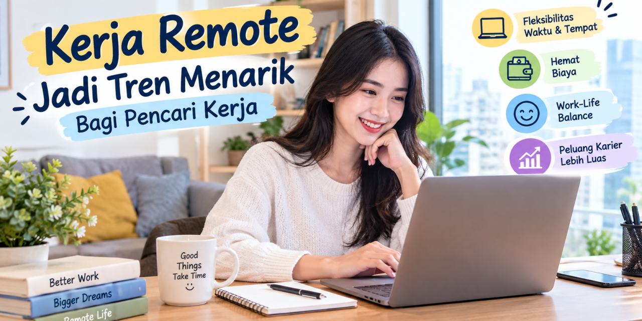 Kerja Remote Jadi Tren Menarik Bagi Pencari Kerja